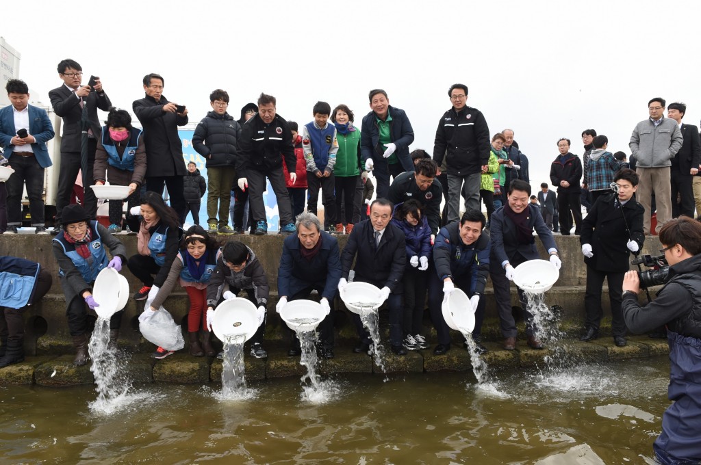 어린연어합동방류사진 (3)