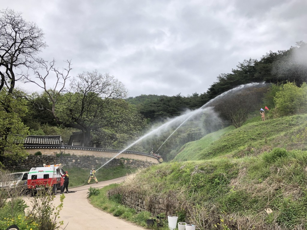 3. 목조문화재 합동소방훈련(주변 산불방지)