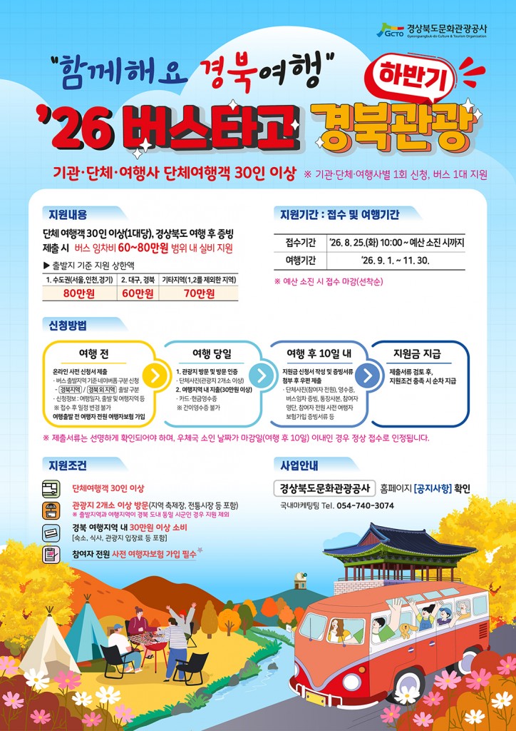 1-1. 버스타고경북여행 포스터